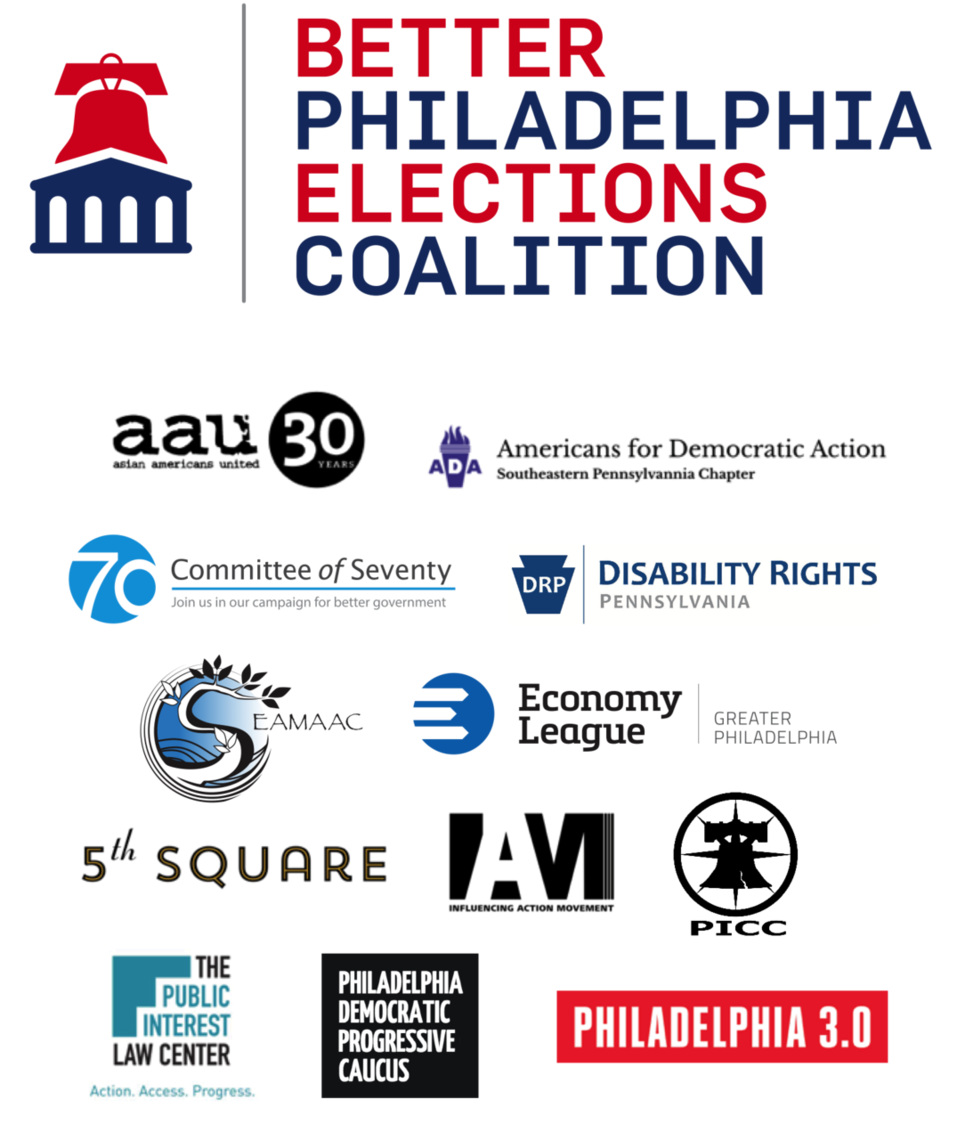 better philly elections logos with org logos