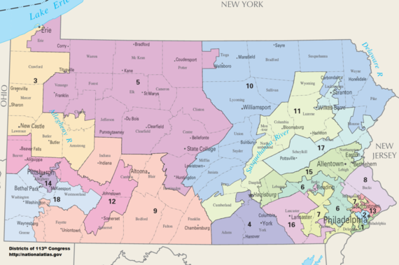 pennsylvania congressional districts 113th congress